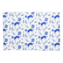 Pets on Parade Pillow Case (Blue) 