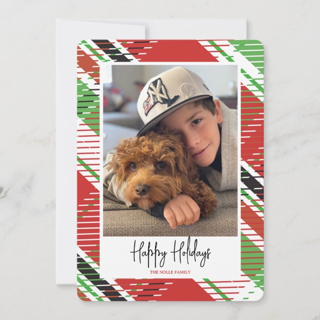 Pets Photo Helgdag Card Julkort (Framsida)