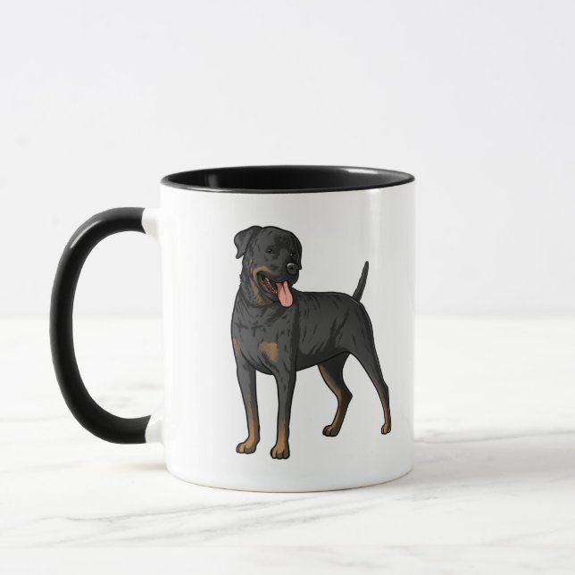 Pet's Simple Modern Cool Typography Photo Mug Mugg (Vänster)