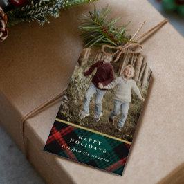 Pets Tradition-julfoto Presentetikett