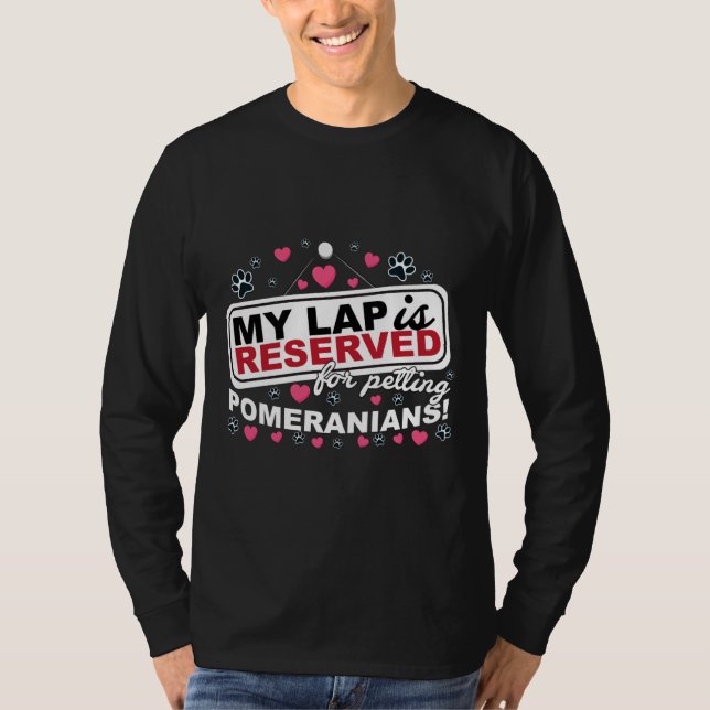 Petting Pomeranians T Shirt (Framsida)