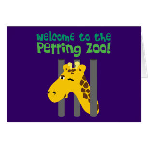 Petting Zoo Hälsningskort