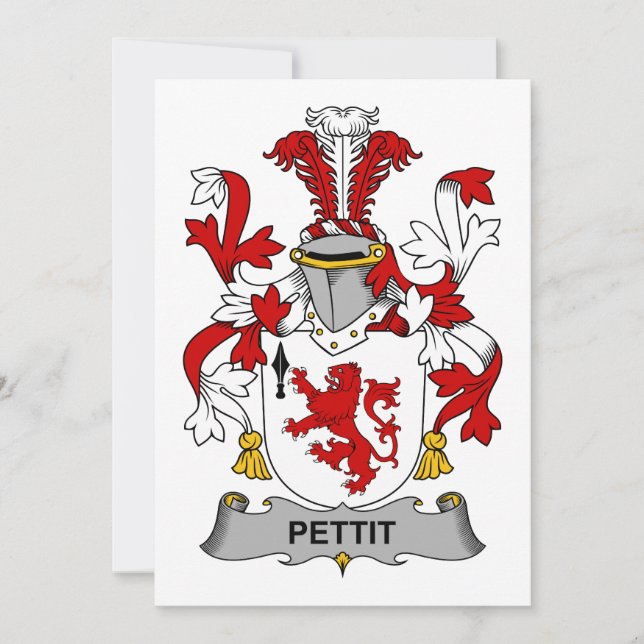 Pettit Family Crest (Framsida)