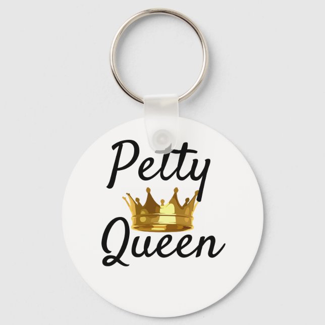 Petty Queen Keychain Nyckelring (Framsida)