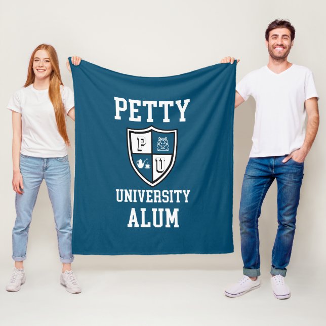 Petty Universiteten Alum grad alma materblått lust Fleecefilt (På plats)