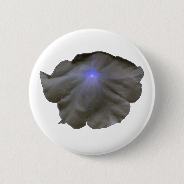 Petunia Black and Blue Button Knapp (Framsida)