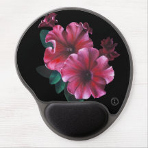 Petunia flower mouse pad