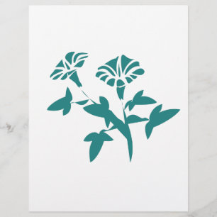 Petunia Flower Stylized