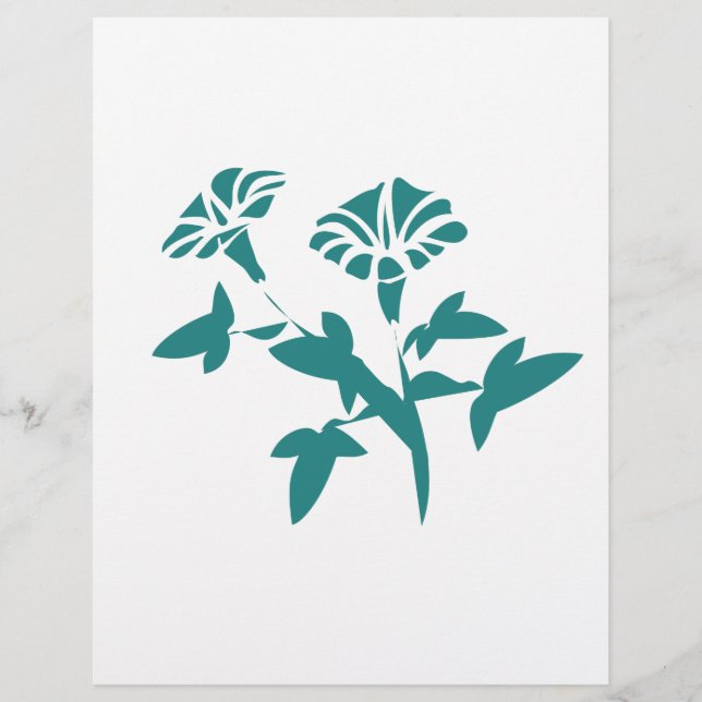 Petunia Flower Stylized (Framsida)