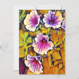Petunia Flowers Kort