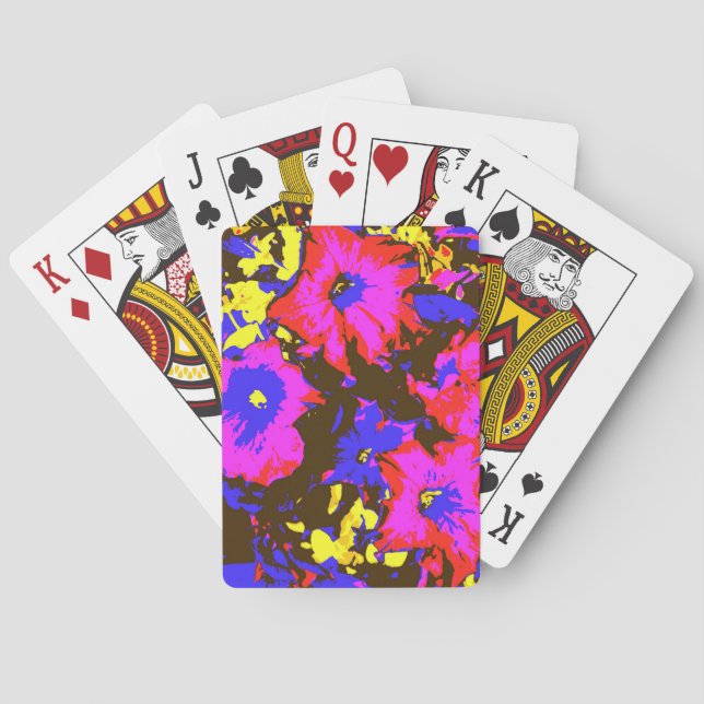 PETUNIA FLOWERS SPEL KORT (Baksidan)