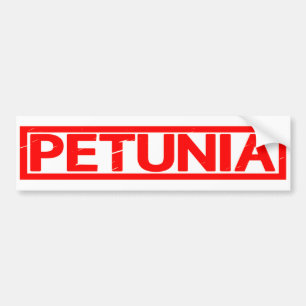 Petunia Frimärke Bildekal