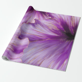 Petunia Golden flow abstrakt Presentpapper