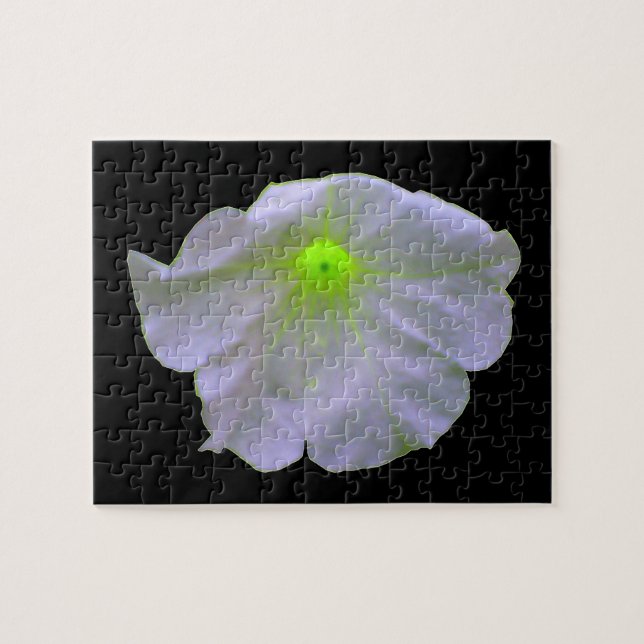 Petunia Grönt Glow Puzzle Pussel (Horisontell)