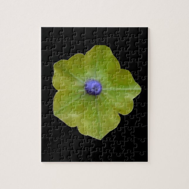 Petunia Grönt och Blue Puzzle Pussel (Vertikal)