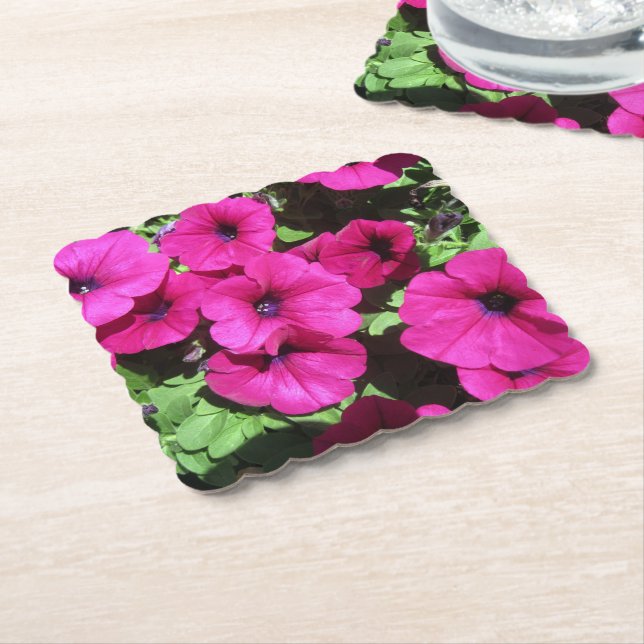 Petunia Papperspärm Underlägg Papper (Vinklad)