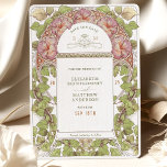 Petunia Sparade datumet Vintagen Art nouveau av Mu Inbjudningar<br><div class="desc">Petunia Art nouveau Vintage Spara datumkortet från bröllop av Alphonse Mucha i en blommigt, romantisk och visemisk design. Viktorianska blommor kompletterar klassisk konst deco typsnitt. Ange din anpassningsbar så är du klar. Om du vill ändra designen ytterligare klickar du på den blå knappen "Anpassa den". Tack så mycket för att...</div>