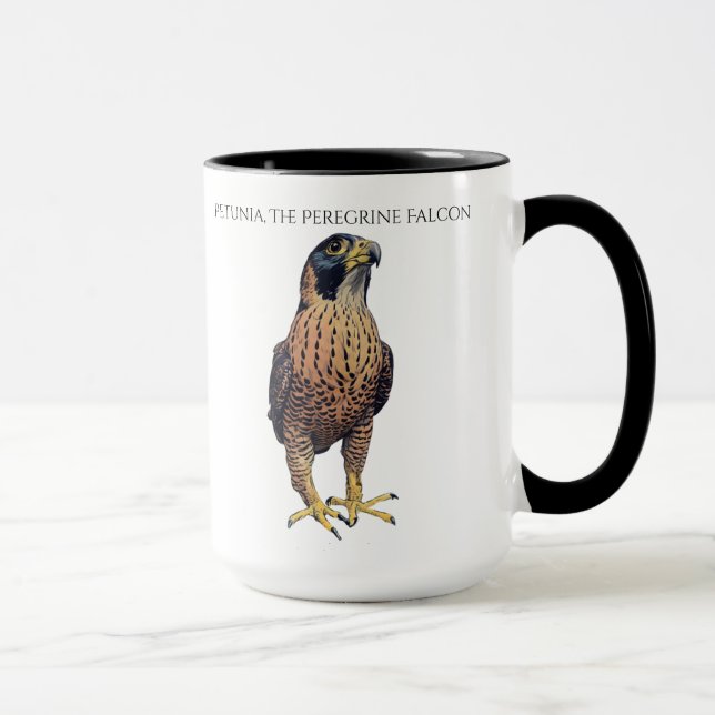 Petunia the Peregrine Falcon Mug Mugg (Höger)