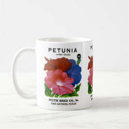 Petunia Vintage Seed Packet Kaffemugg