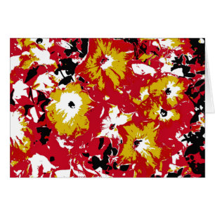 PETUNIAS FLOWERS-kort Hälsningskort