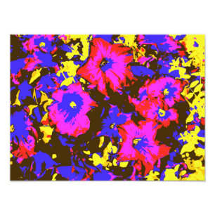 PETUNIAS FOTOTRYCK