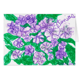 Petunias Hälsningskort