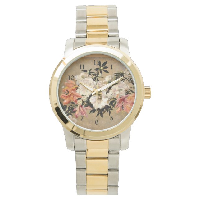 Petunias: Henri Fantin-Latour-konst Armbandsur (Framsida)