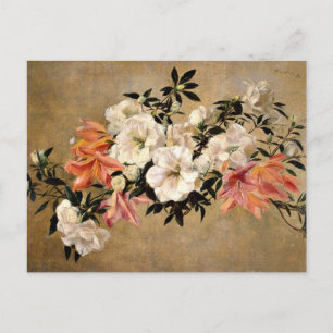 Petunias - Henri Fantin-Latour-konstverk Vykort