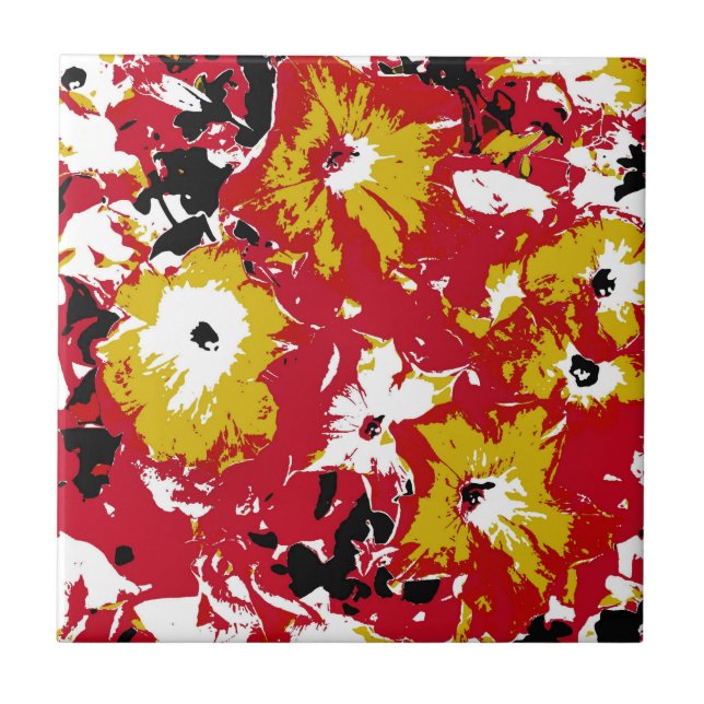 PETUNIAS KAKELPLATTA (Framsidan)