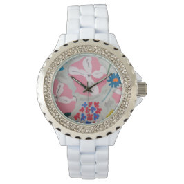 Petunias & Summer Flowers Dam Armbandsur
