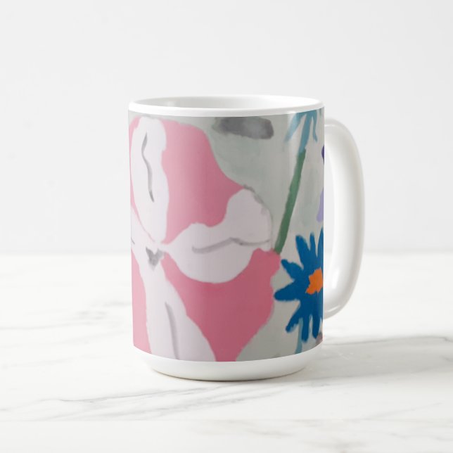 Petunias & Summer Flowers Kaffemugg (Framsida höger)