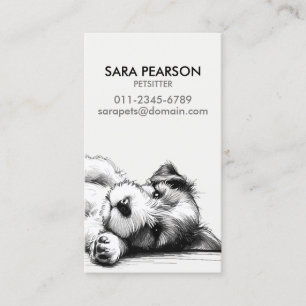 Petventuren Pet Minder Animals Hundar Visitkort