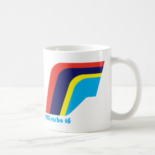 Peugeot 205 Turbo Rally Car Symbol Kaffemugg