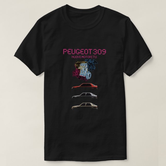 PEUGEOT 309 T SHIRT (Design framsida)