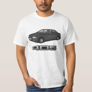 Peugeot 405 SRi + modellbricka, svart, DIY Tröja