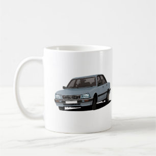 Peugeot 505 - 2 x-blått-grått bilder - kaffemugg