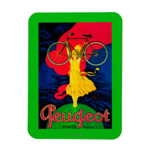 Peugeot cykelvintage PosterEurope Magnet