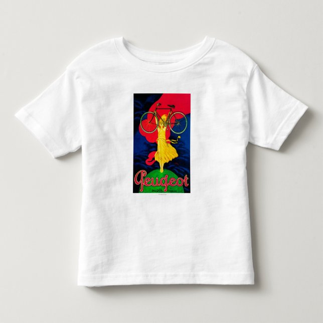 Peugeot cykelvintage PosterEurope Tee (Framsida)