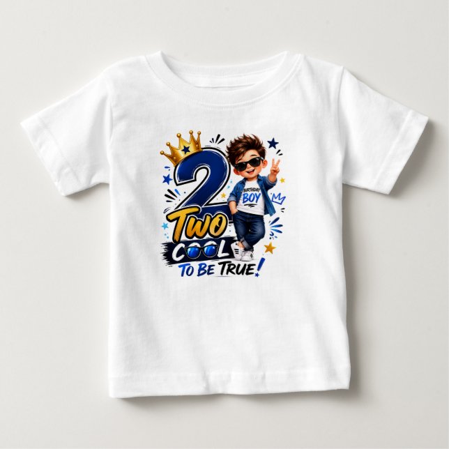 Peuters 2-års födelsedags T-shirt (Framsida)