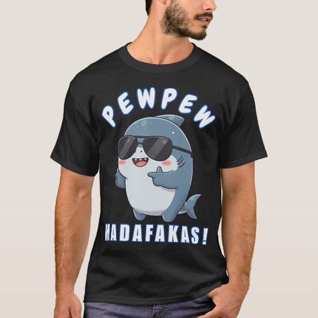 Pew Pew Haj T Shirt (Framsida)