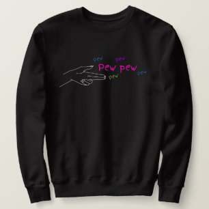 Pew Pew jinx Lång Ärmad Tröja