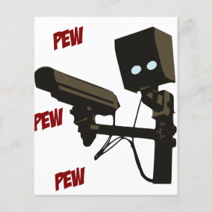 Pew Pew Laser Radar Gun Robot