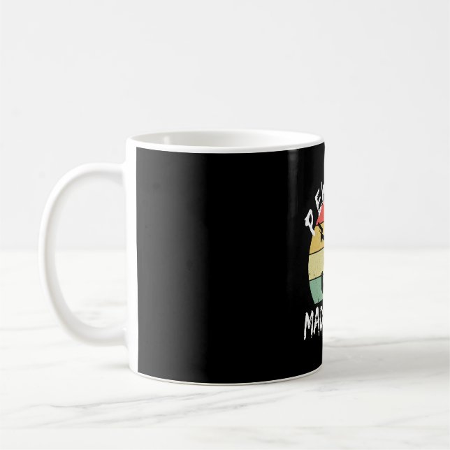 Pew Pew Madafakas Funny Cat Crazy Cat Kaffemugg (Vänster)