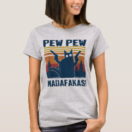 Pew Pew Madafakas Galen Kattälskare Meme T Shirt
