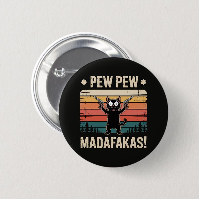 Pew Pew Madafakas Knapp (Framsida & baksida)