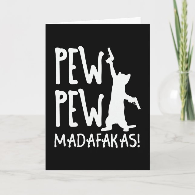 Pew Pew Madafakas Kort (Framsida)