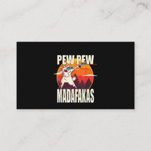 Pew Pew Madafakas Pew Pew Madafakas Goat Visitkort
