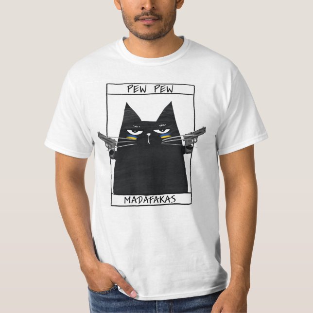 Pew Pew Madafakas T Shirt (Framsida)