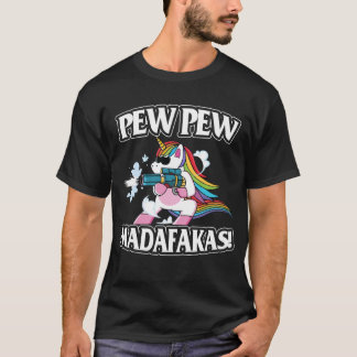 Pew Pew Madafakas Unicorn Älskare T Shirt