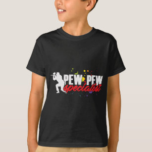 Pew Specialist Paintball Painter Aim Paint Airsoft T Shirt
